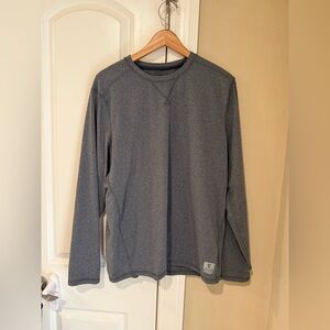 Men's Gray Long Sleeve Shirt
